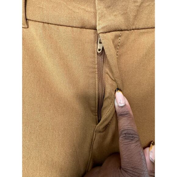 Old‎ Navy Brown Office Business Career Straight Leg Pixie Dress Pants Size 6 - Picture 5 of 11